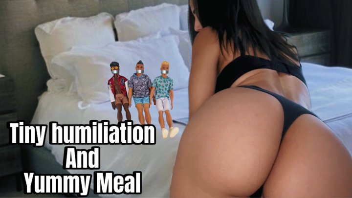 “Tiny humiliation and yummy meal” from Mesmerized Damsel